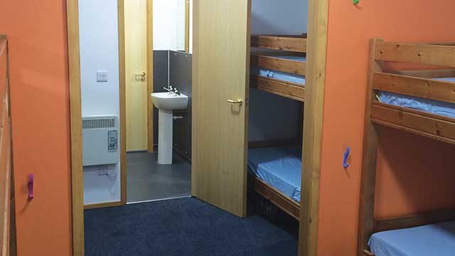 Cabin style childrens bedroom at PGL